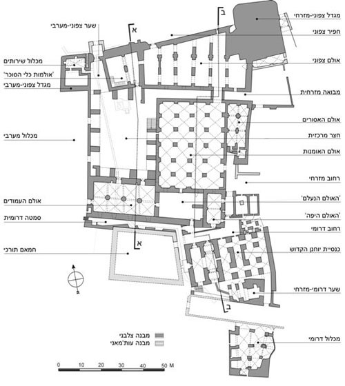 Plan of the Knights Hospitaller Compound