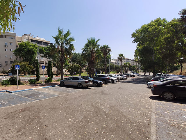 The ’Eucalyptus’ parking lot nearby the Hospitaller Fortress